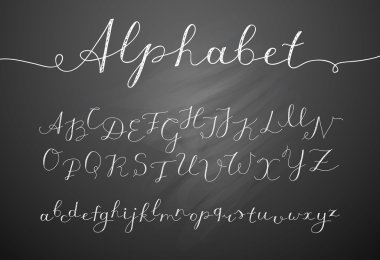 el yazısıyla yazılan yazı alfabesi