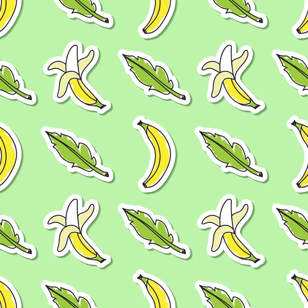 Bananas desenhadas à mão — Vetor de Stock