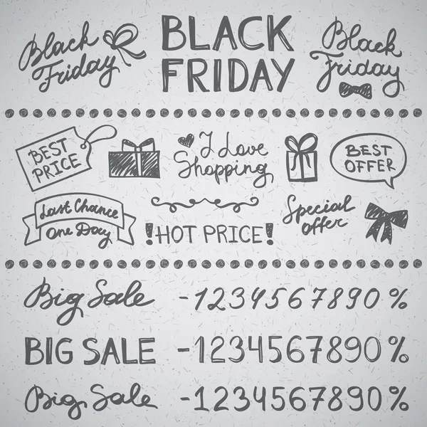 Black friday — Stock Vector