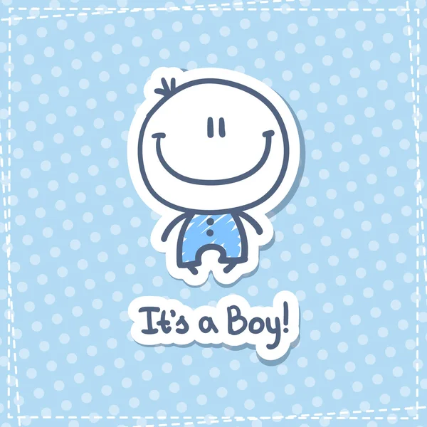 Its a boy — Stock Vector