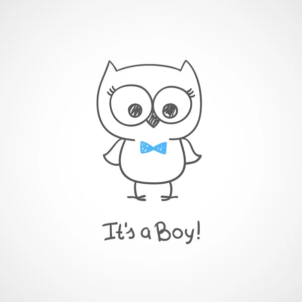 Petit hibou — Image vectorielle