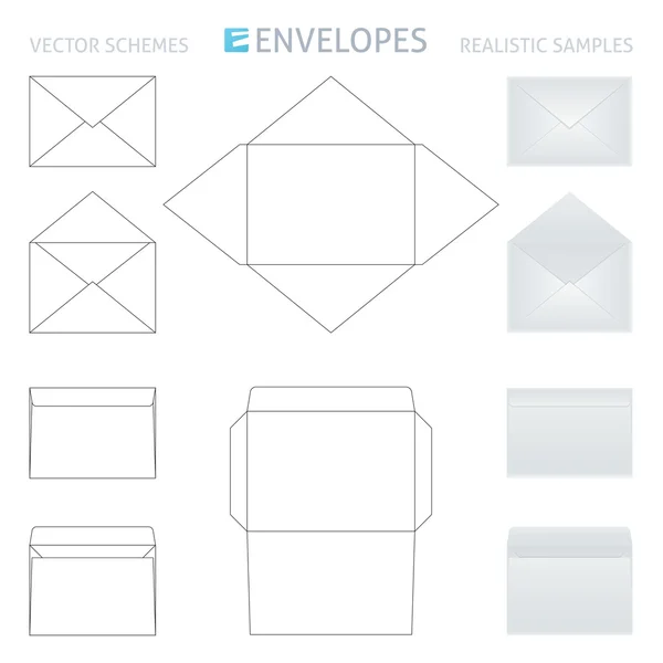 Enveloppen — Stockvector