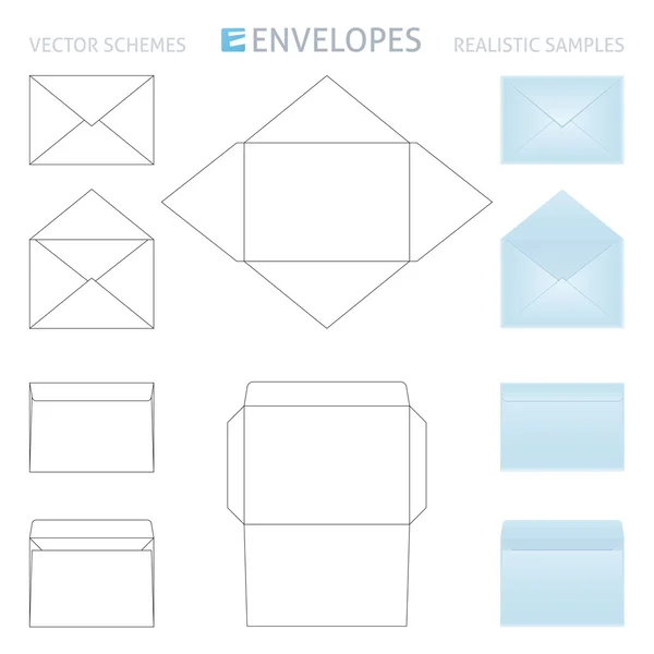 Envelopes — Vetor de Stock