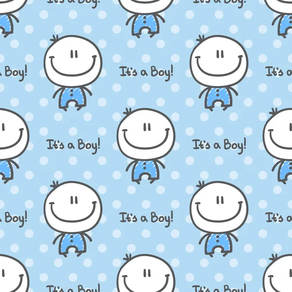 Its a boy — Stock Vector