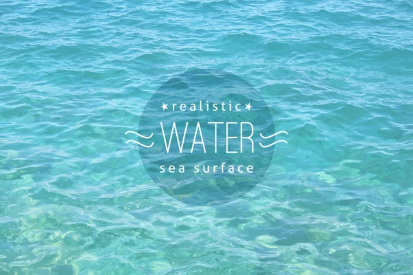 Realistic water — Stock Vector
