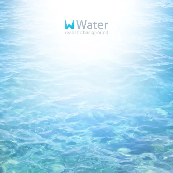 Realistische water — Stockvector