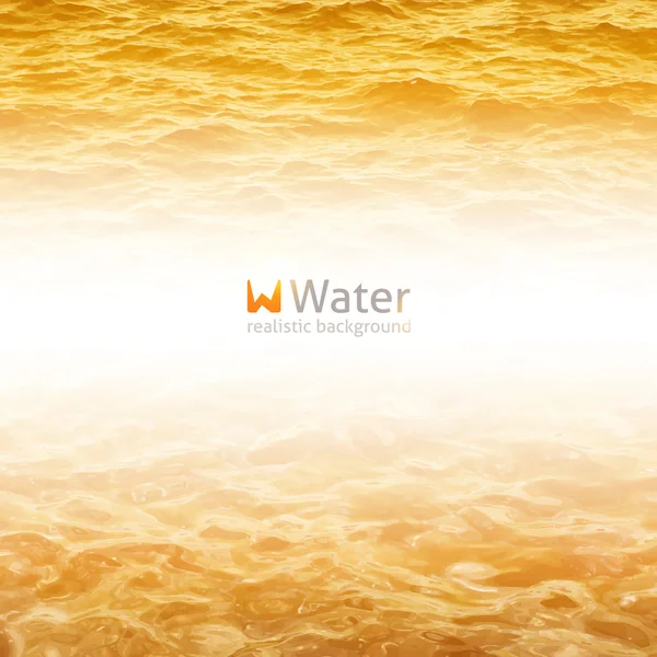 Realistische water — Stockvector