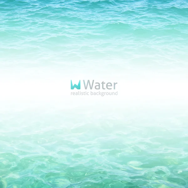 Реалистичная вода — стоковый вектор