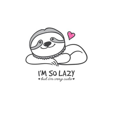 çizilmiş tembellik el