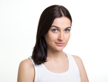 Güzel bir genç kadının portresi. 