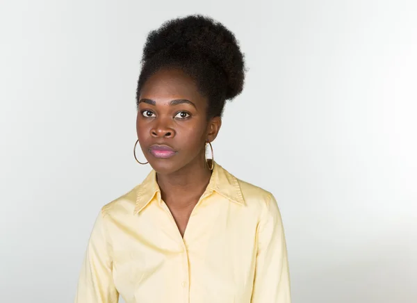 Молода афроамериканська бізнес-леді — стокове фото