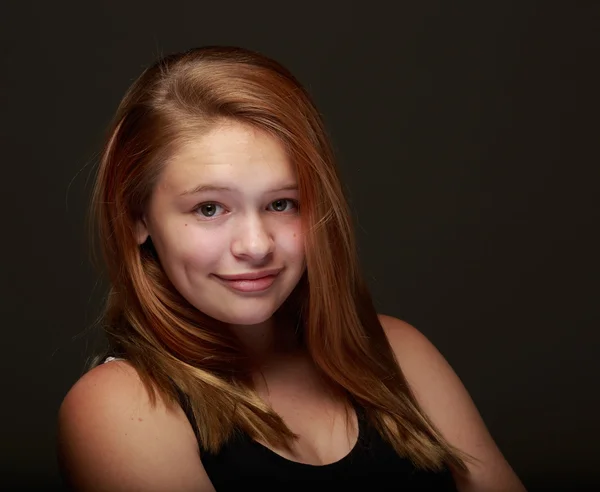 Teen Girl in the Studio — Stock Photo, Image