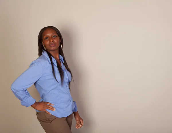 African American Spokeswoman — Stock Photo, Image