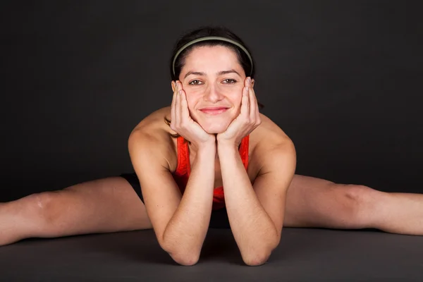 Flexible Gymnast — Stockfoto