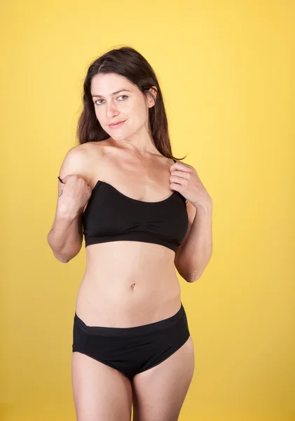 Slim topless female — Stock Photo, Image