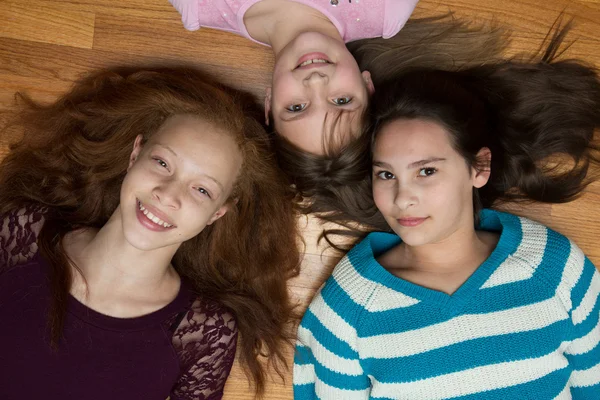 Three young girls