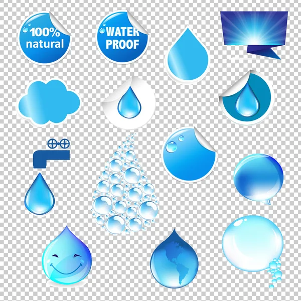 Water Symbols Set Stock Illustration by ©barbaliss 7819908