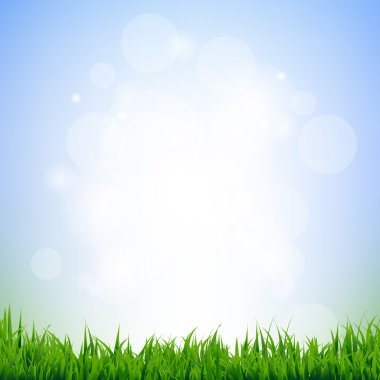 Eco arka plan Bokeh ile