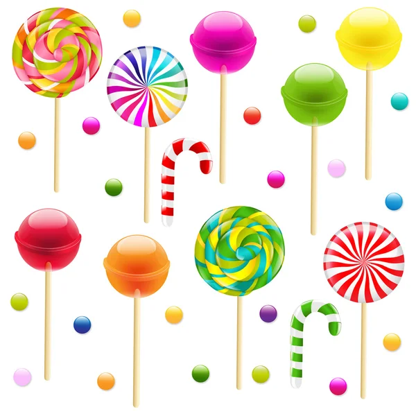 Lollypops Big Set — Stock Vector