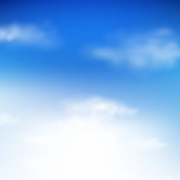 Blue Sky With Gradient Mesh — Stock Vector