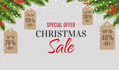 İndirimli firavun ağacıyla Noel Posteri