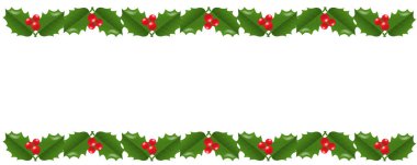 Holly Berry White geçmişi olan Xmas Garland