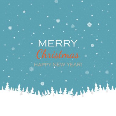 Noel ve Yeni Yıl Kartı