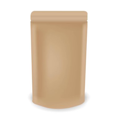 Gerçekçi Posta Paketi Tasarımı Boş Model Şablonu