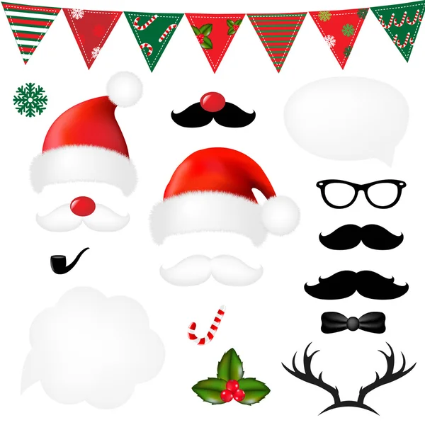 Ensemble Hipster de Noël — Image vectorielle