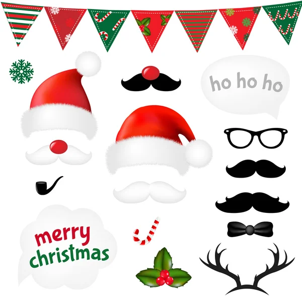 Xmas Hipster instellen — Stockvector