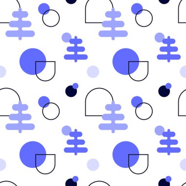 Soyut geometrik dikişsiz desen