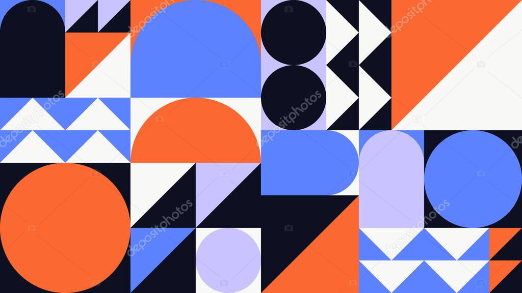 Abstract Geometric Vector Background