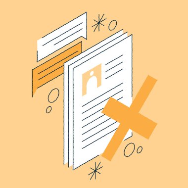 İş İşe Alma Isometric Illustration