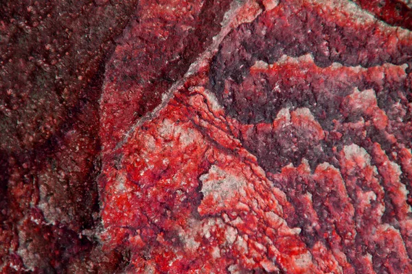 Üppige Lava Textur Hintergrundtextur Aus Rotem Stein — Stockfoto