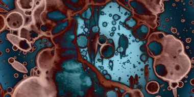 Soyut sanat. Doku sanatı. Arkaplan sanatı. Modern sanat. Malevich tarzı. suluboya ve alkol sanatı