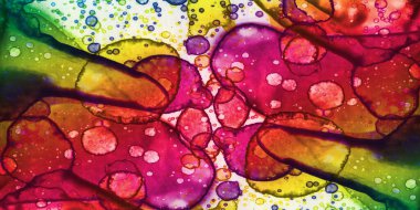 Soyut sanat. Doku sanatı. Arkaplan sanatı. Modern sanat. Malevich tarzı. suluboya ve alkol sanatı