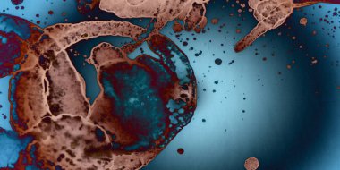 Soyut sanat. Doku sanatı. Arkaplan sanatı. Modern sanat. Malevich tarzı. suluboya ve alkol sanatı