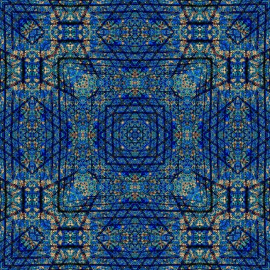 Kusursuz soyut kare deseni. Sanat eseri. Yaratıcı kare arka plan. sonsuz