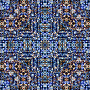 Kusursuz soyut kare deseni. Sanat eseri. Yaratıcı kare arka plan. sonsuz