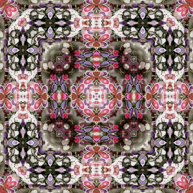 Kusursuz soyut kare deseni. Sanat eseri. Yaratıcı kare arka plan. sonsuz