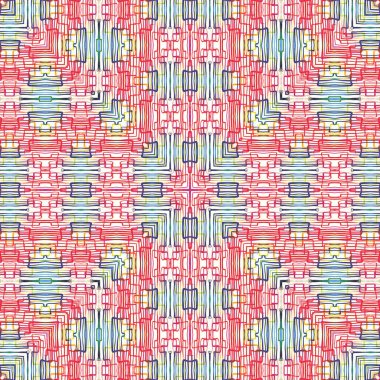 Kusursuz soyut kare deseni. Sanat eseri. Yaratıcı kare arka plan. sonsuz