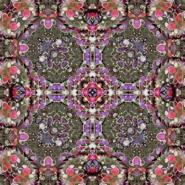 Kusursuz soyut kare deseni. Sanat eseri. Yaratıcı kare arka plan. sonsuz