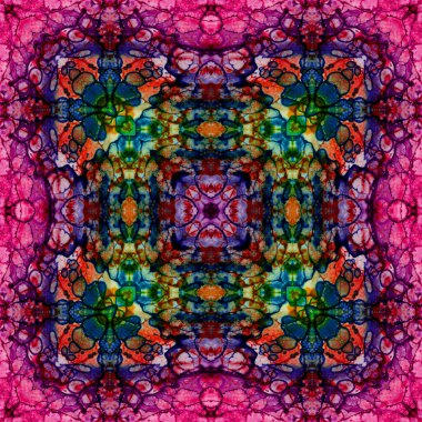 Kusursuz soyut kare deseni. Sanat eseri. Yaratıcı kare arka plan. sonsuz