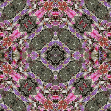 Kusursuz soyut desen. Sonsuz doku. Sanat eseri. Yaratıcı doku