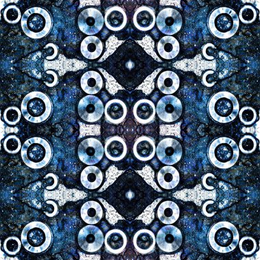 Kusursuz soyut kare deseni. Sonsuz bir arka plan. Sanat eseri. Yaratıcı desen