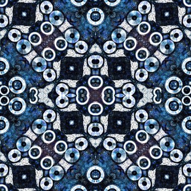 Kusursuz soyut kare deseni. Sonsuz bir arka plan. Sanat eseri. Yaratıcı desen