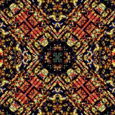 Kusursuz soyut kare deseni. Sonsuz bir arka plan. Sanat eseri. Yaratıcı desen