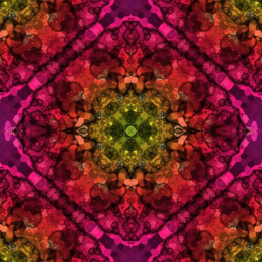 Kusursuz soyut kare deseni. Sonsuz bir arka plan. Sanat eseri. Yaratıcı desen