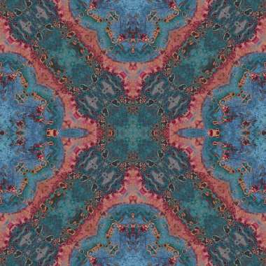 Kusursuz soyut kare deseni. Sonsuz bir arka plan. Sanat eseri. Yaratıcı desen