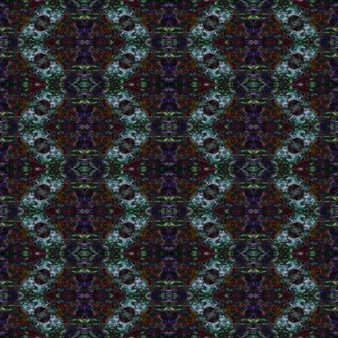 Kusursuz soyut kare deseni. Sonsuz bir arka plan. Sanat eseri. Yaratıcı desen